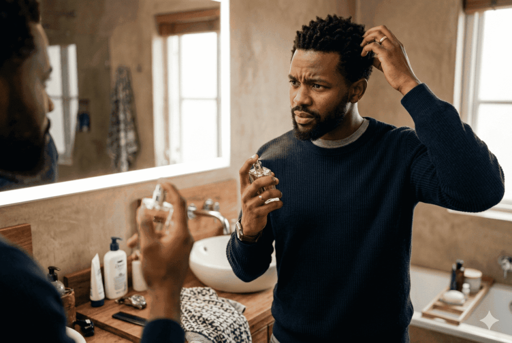 erros ao usar perfume masculino