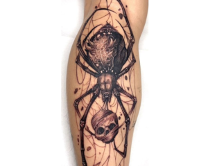 aranha tatto 3d