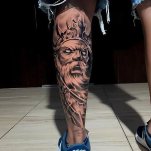 tattoo perna masculina