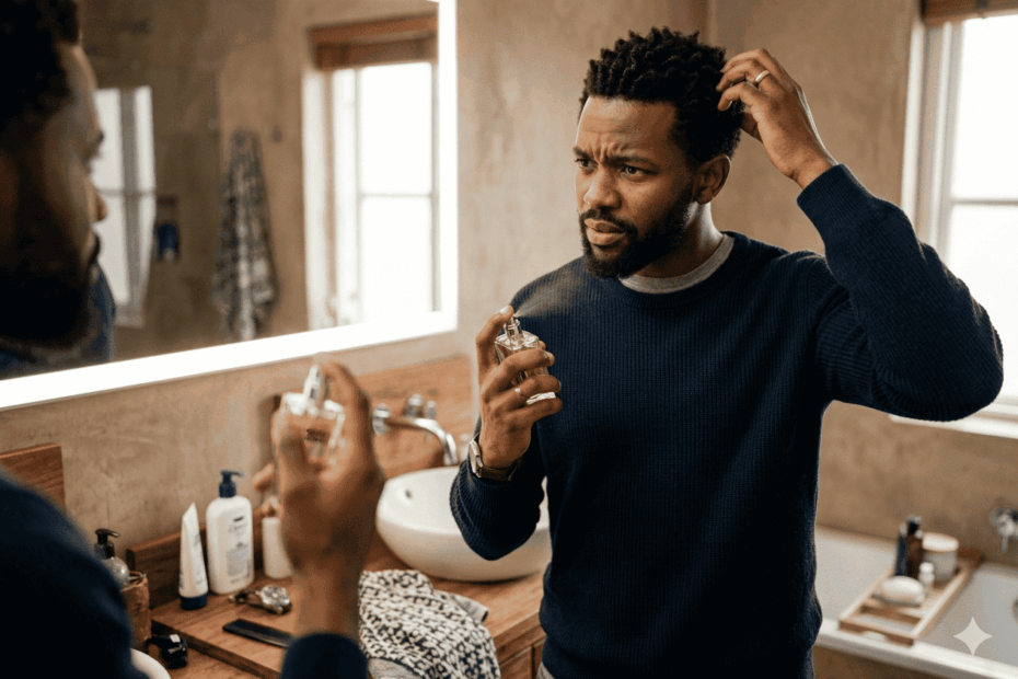 erros ao usar perfume masculino