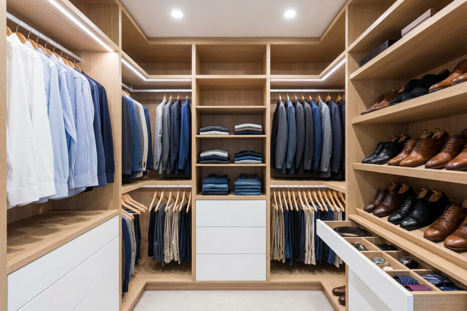 guarda roupa masculino