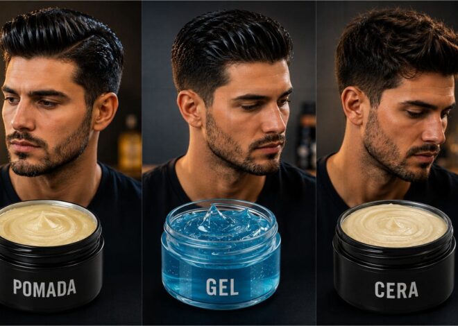 Diferença Entre Pomada, Cera e Gel Para Cabelo Masculino: O Guia Definitivo