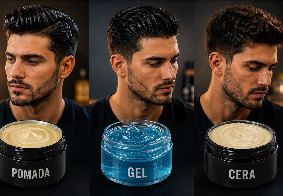 Diferença Entre Pomada, Cera e Gel Para Cabelo Masculino: O Guia Definitivo